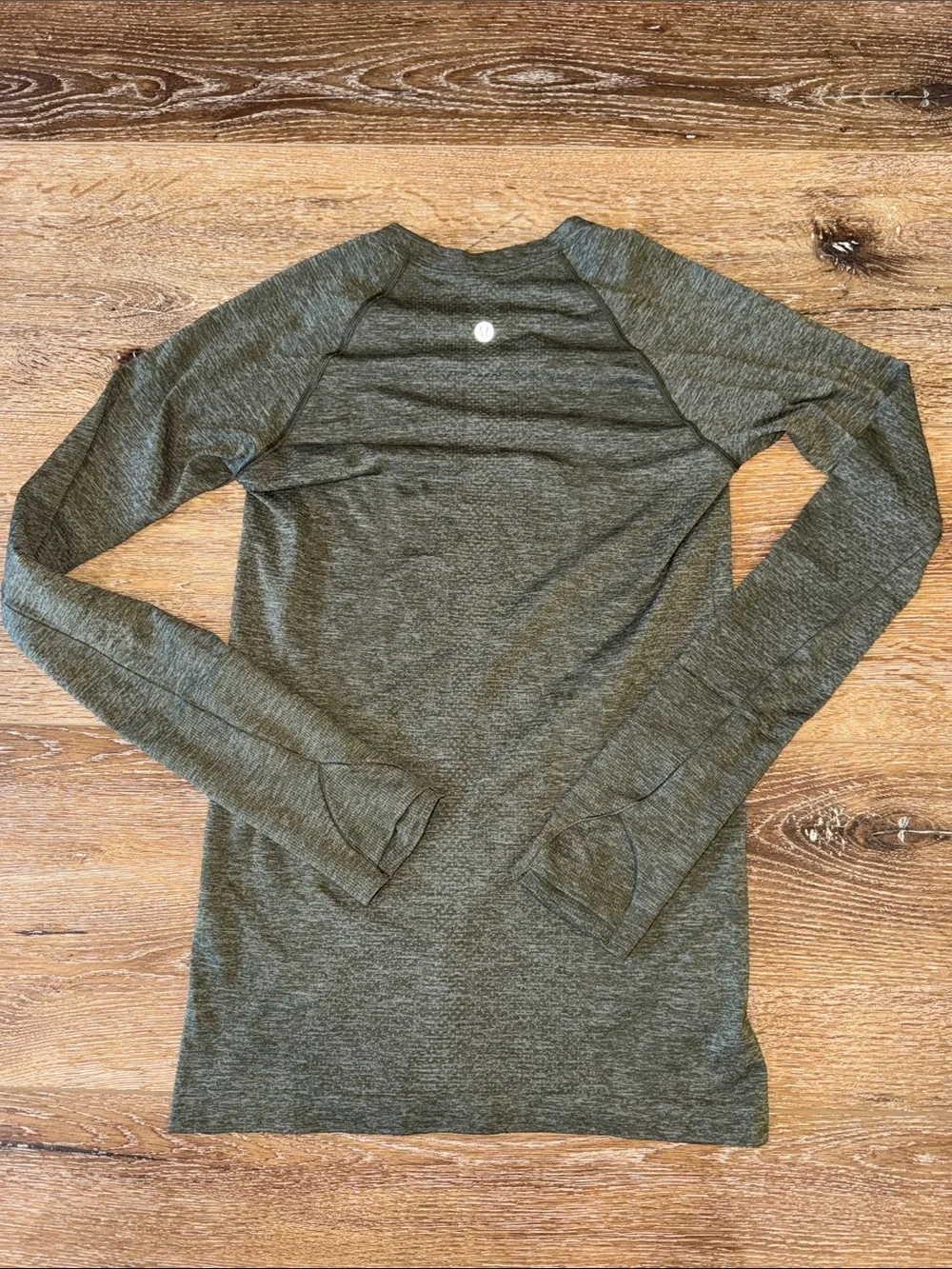 Lululemon Long Sleeve Olive Tee